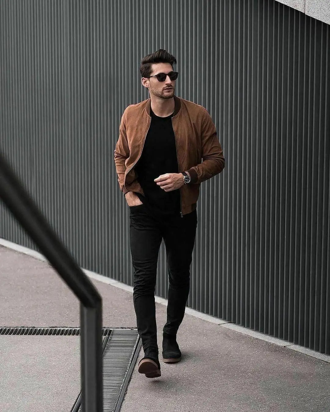 Mens Skinny Jeans Solid Color High Stretch Denim Trousers Casual Daily For Office Parties Male Cowboy Pants