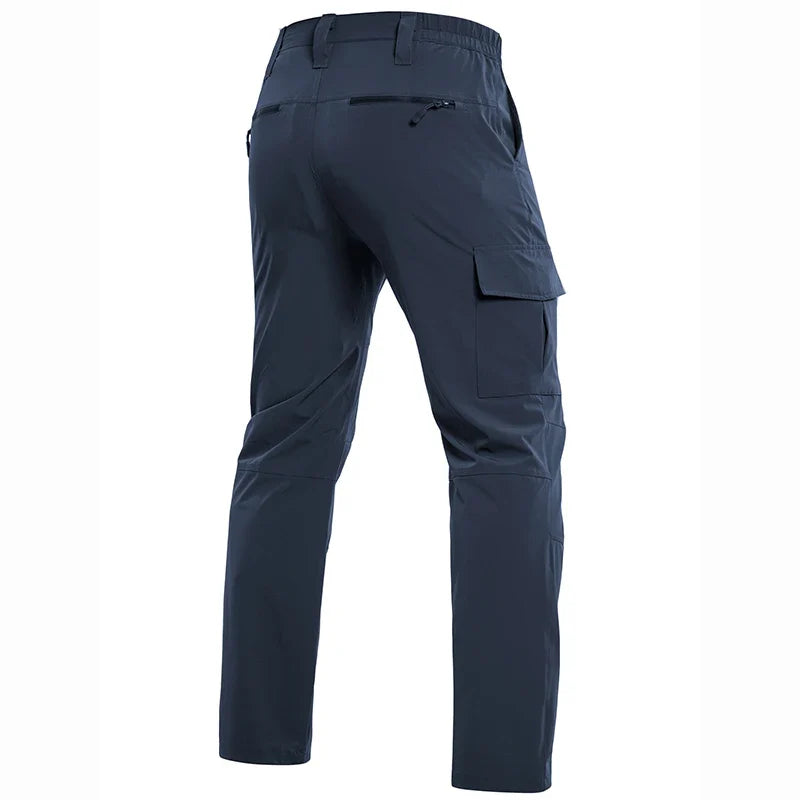 Men’s Lightweight Hiking Pants Quick Dry Water Resistant Tactical Work Outdoor Fishing Cargo Trousers