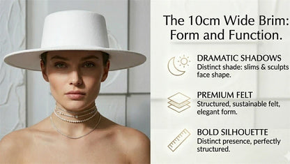 Elegant Women Men Flat Top Wide Brim Fedora Hat Autumn Winter Fedoras Boater Hat Church Panama Hats