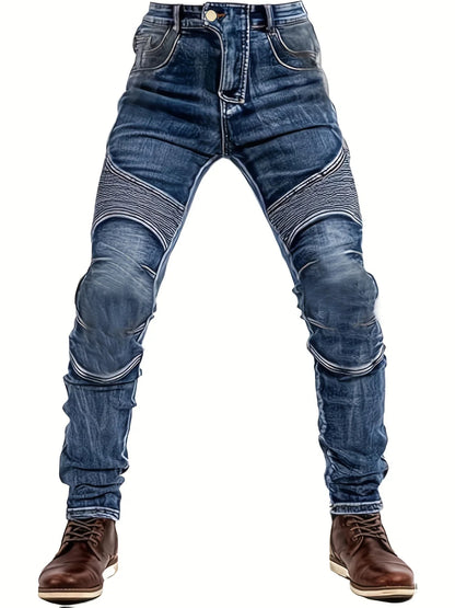Men's Slim-Fit Fashion Stone-Washed Jeans Cargo Jeans Mens Pants Men Jeans