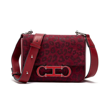 Magnetic Flip Cover 2025 New Synthetic Leather Red Business Women's Bag Women's Crossbody Bag