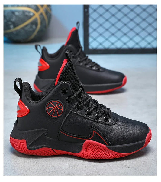 Children Basketball Shoes For Boys Girls Outdoor Trainning Non-slip Kid's Student Casual Running Sneaker Size 31-40