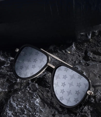 2026 New Fashion Toad Sunglasses Men Retro Trend Sun Glass Male Double Beams Shades Classic Goggle UV400 Gafas De Sol Hombre