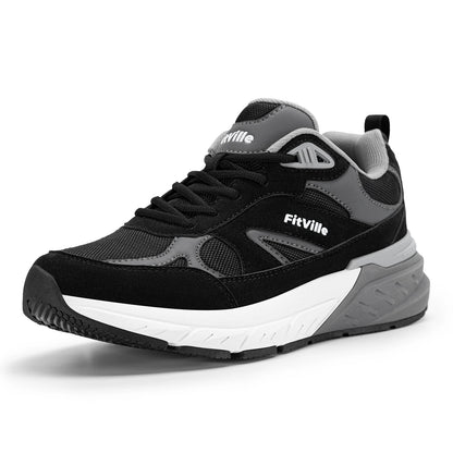 Newest Walking Shoes for Men Wide Width Sneakers with Arch Support for Flat Feet Heel Pain Relief Plantar Fasciitis