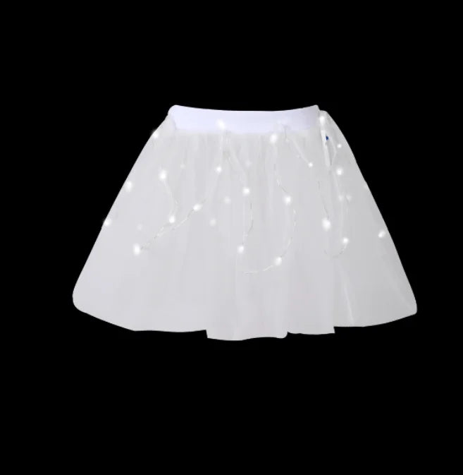 Elsa Princess Dresses +LED Light Girls Mesh Sequin Dress Kids Cosplay Frozen Snow Queen Costumes Halloween Party Gowns