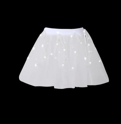 Elsa Princess Dresses +LED Light Girls Mesh Sequin Dress Kids Cosplay Frozen Snow Queen Costumes Halloween Party Gowns