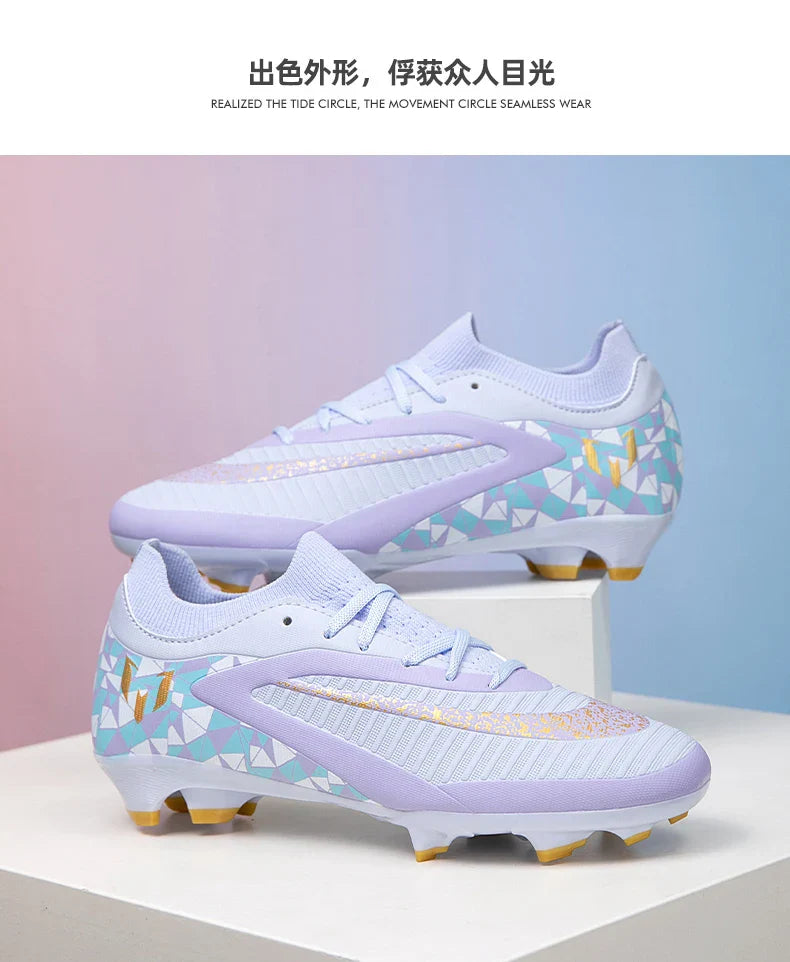 New Kid Match Boys Professional Non-Slip Comfortable Football Boots Sneakers Match Soccer Shoes Outdoor Sports Shoes Unisex