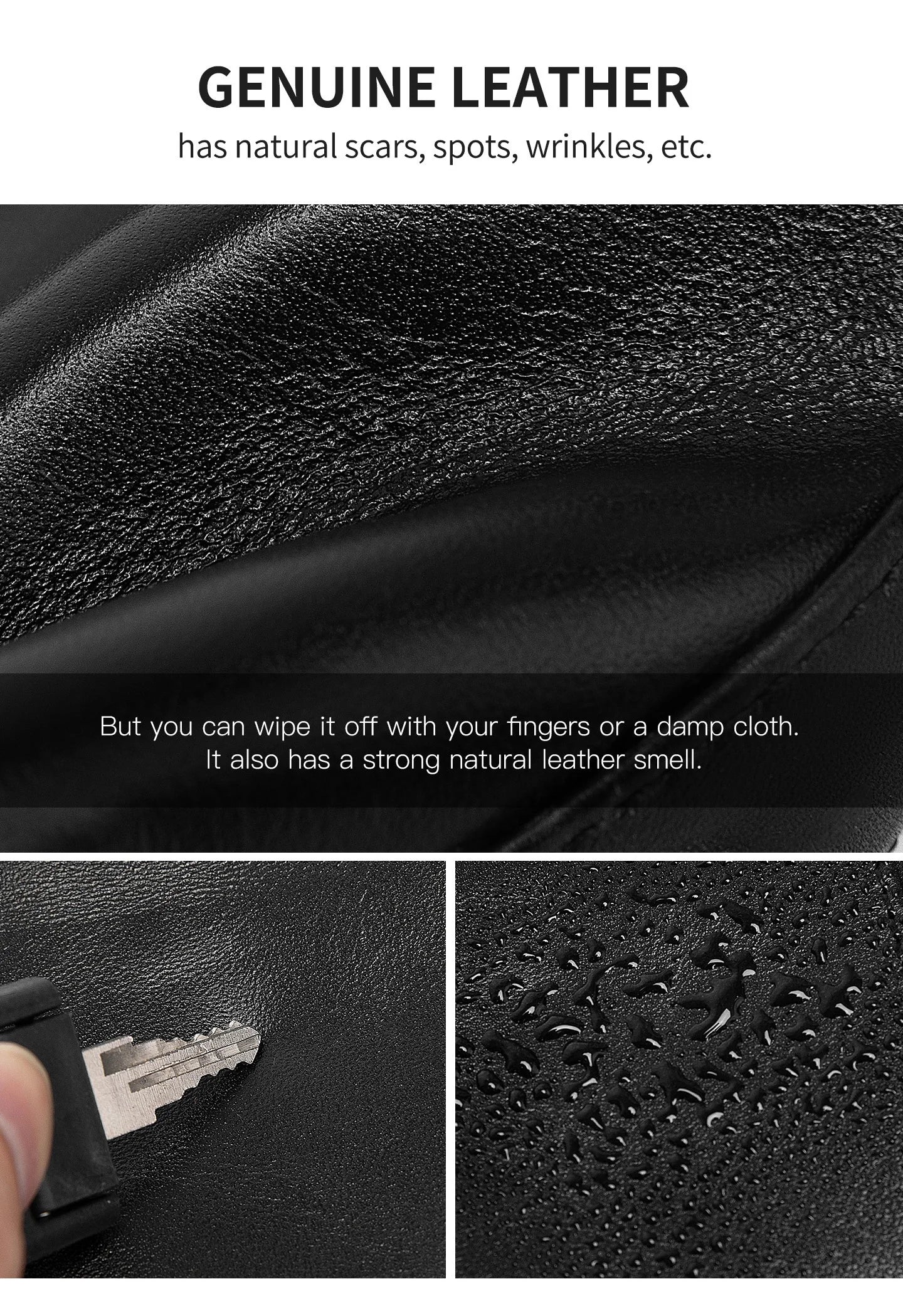 Classic Short Genuine Leather Men Wallets Fashion Coin Pocket Card Holder Men Purse Simple Quality Male Wallets