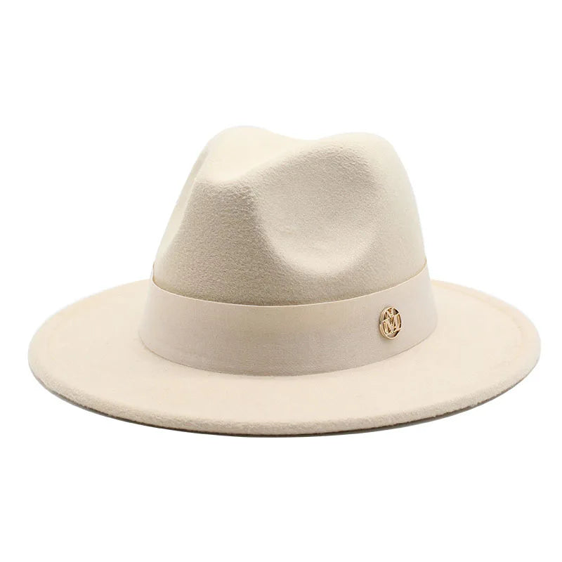 New Fedora Hat for Women Winter Elegant Fashion Formal Wedding Decorate Church Cap Panama Party Jazz Hat Chapeau Femme