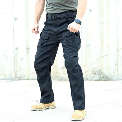 Men's Military Tactical Casual Pants Waterproof Combat Cargo Trousers Multi-pocket Casual Pant Outdoor Training Overalls Male