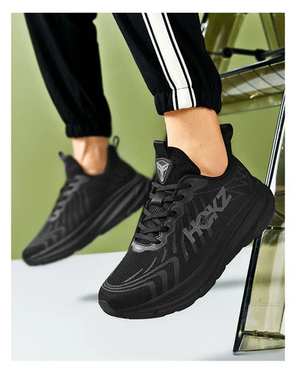 Carbon Plate Air Cushion Running Shoes for Men Soft Chunky Sneakers Women Daily Commuting Shoes Outdoor Casual Walking Shoes