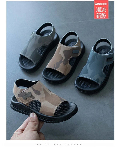 Boys' Sandals 2025Summer New Soft Soled Kid Shoe 1-16y Light Sandals for Girls Casual Beach Shoes Anti Slip Boys Shoe Sandalias