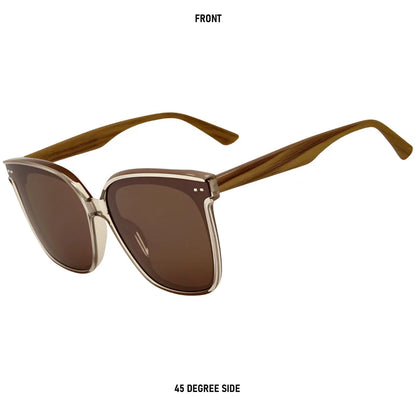 Retro Oversized Sunglasses Women Trendy Polarized Fashion Glasses UV400 Protection Luxe Lunette Soleil Femme Lentes De Sol Muje
