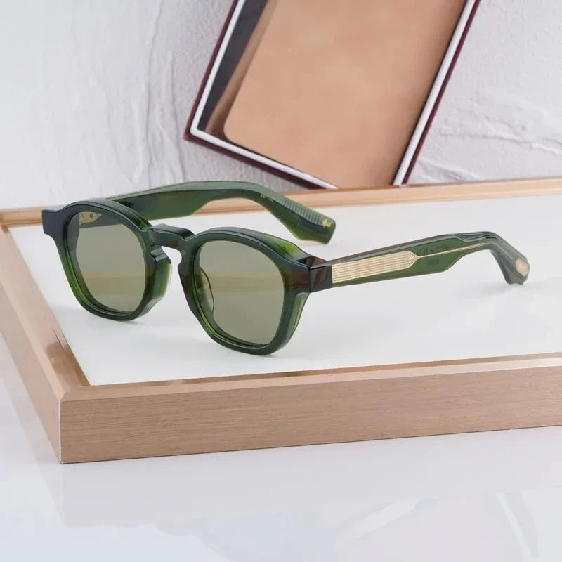 Ins Handmade Sunglasses 10th Anniversary Limited Edition Acetate Brand Classical Design Men Women Prescription Glasses with Case
