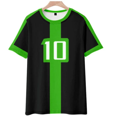 Animated Omnitrix Ben10 3D Print Men T-shirt Summer Outdoor Training Quick Dry Breathable Sport Football Jersey Short-sleeve Top