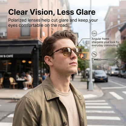 Vintage Retro Sunglass Men Luxury Square Sunglasses Women Trendy 2026 Vacation Fashion Glasses Gafas De Sol Hombre Dropshipping