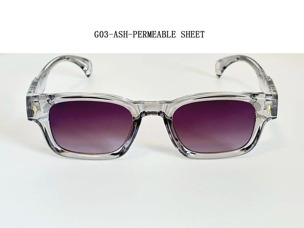 Fashion Sunglass Men Vintage Square Sunglasses Women 2025 Trendy Glasses Gafas De Sol Hombre Lunette Soleil Femme Dropshipping