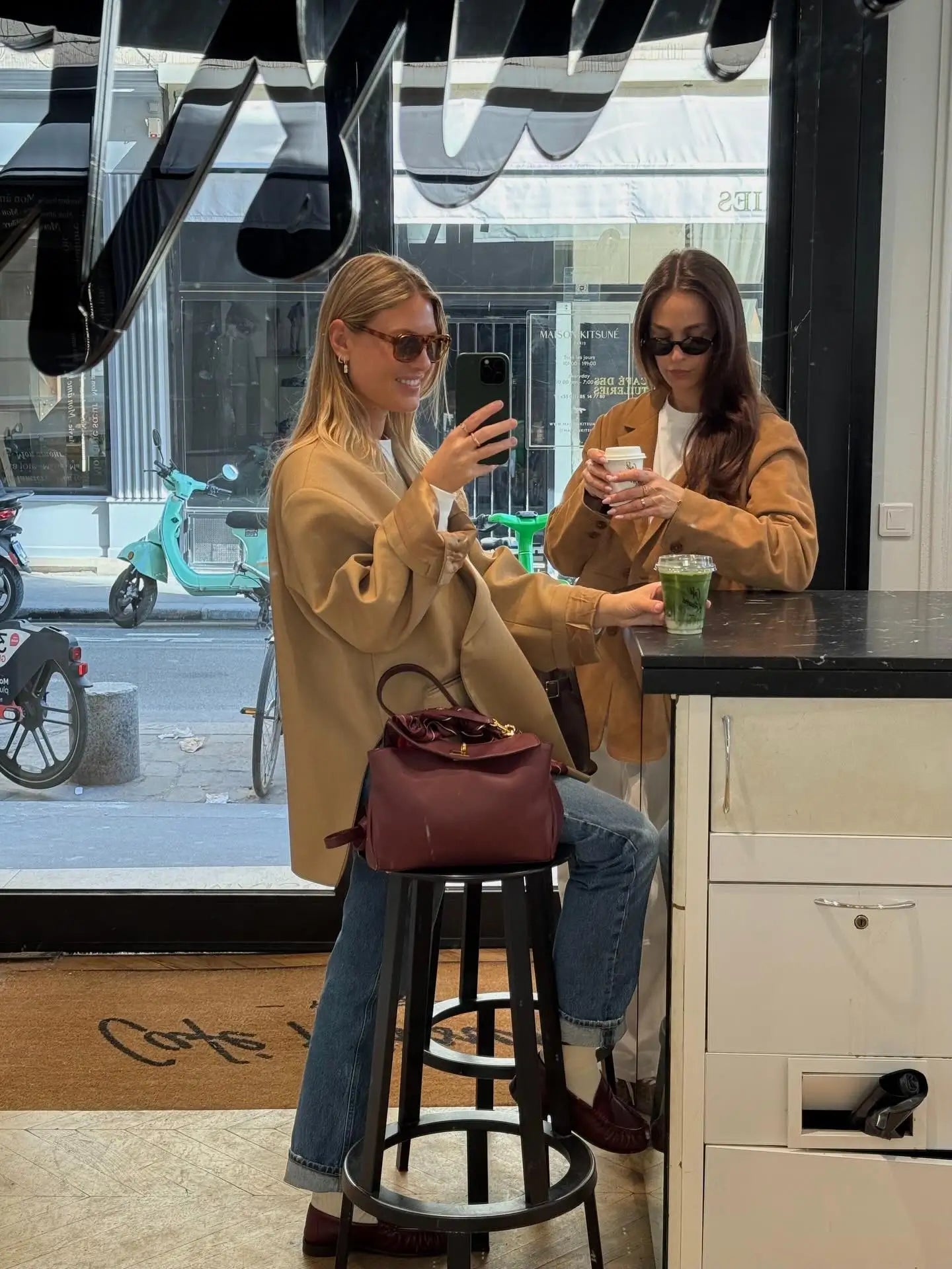 Chic Oversized Lapel Double Breasted Ruched Blazer Women 2026 Spring Khaki Elegant Puff Sleeve Casual Soft Daily Wear Outerwear