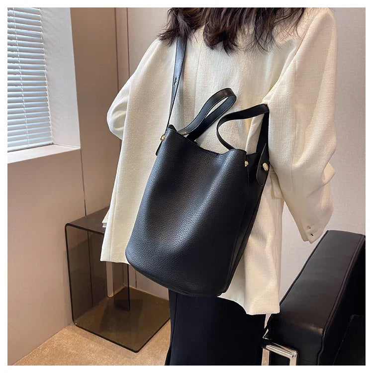Fashion Trending Brand Luxury Designer Women Bags Female Handbags Solid Bucket Bag For Women 2026 Crossbody Shoulder Bags Totes