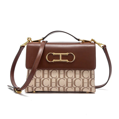 Women's Classic Retro Fashion Shoulder Bag Versatile Business Commuting Handbag 2025 Letter Design