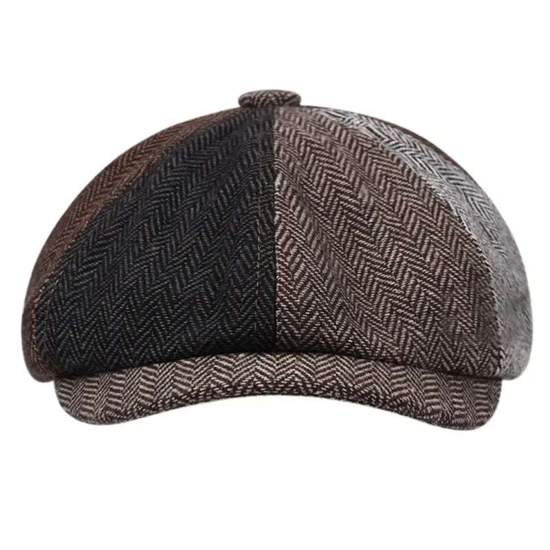 Classic Hat for Men Caps Vintage Retro Tweed Peaky Blinders Beret Hat Flat Peaked Cap Street Hats for Women Men