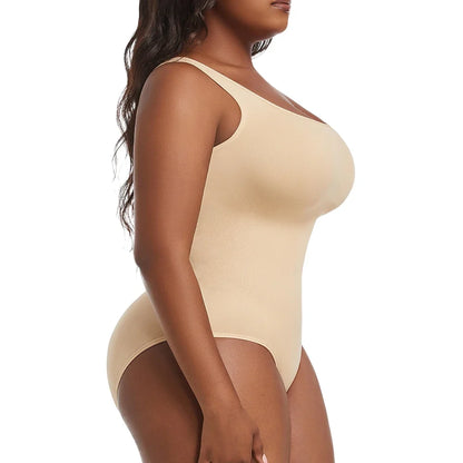 Plus Size Women's Briefs Bodysuit Butt Lifter Wide Shoulder Straps Shapewear Smooth Body Tummy Control Body Shaper XL-5XL New in