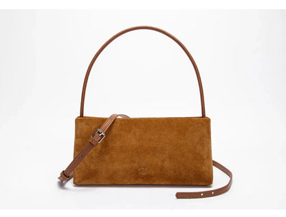 Solid Simple Classic Style Velvet Underarm Bag Elegant Fashion Design Seasonal New French Vintage Shoulder Bag