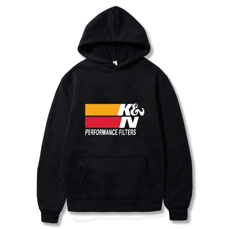 Vintage Auto Modification Brand Graphic Men'S Drawstring Hoodie Breathable Car Tuner Streetwear Top