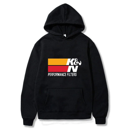 Vintage Auto Modification Brand Graphic Men'S Drawstring Hoodie Breathable Car Tuner Streetwear Top