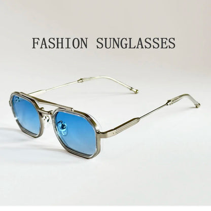 Square Punk Sunglasses For Men Luxury Vintage Steampunk Sunglasses Women Trendy Fashion Glasses Dropshipping Gafas De Sol Hombre