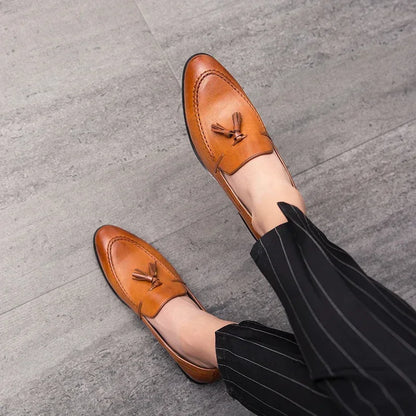 Men's Tassel Loafers Dress Shoes Business Leisure Driving Shoes Summer Outdoor Classic Fashion Famous Brand Luxury