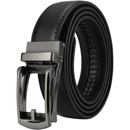 Men's automatic buckle waistband, adjustable without holes, suitable for office and daily casual wear