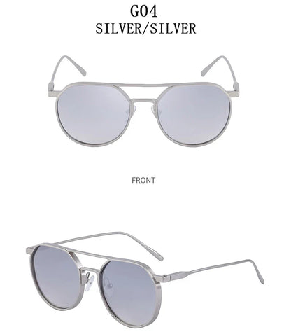 Heavy Metal Sunglasses For Men Round Steampunk Sunglasses Women Trendy Luxe Punk Fashion Glasses Gafas De Sol Hombre Zonnebril