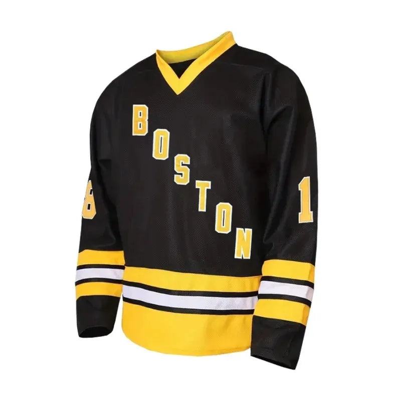Men's #18 Happy Gilmore 1996 Movie Adam Sandler lce Hockey Jersey Stitched