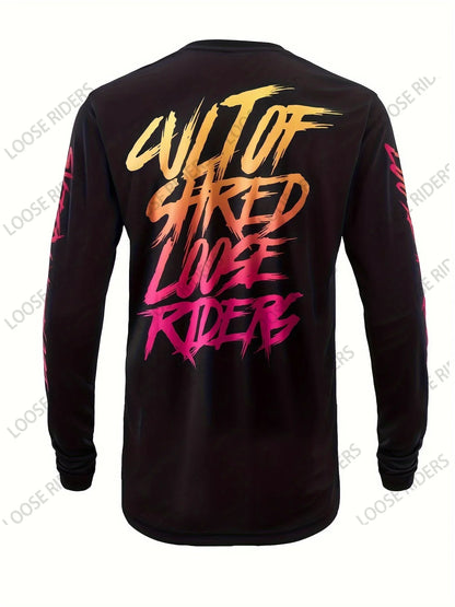 Loose Rider Men's MTB Shirt Off-Road Endurance Motorcycle Downhill Jersey BMX Mountain Bike Long-Sleeved Jersey