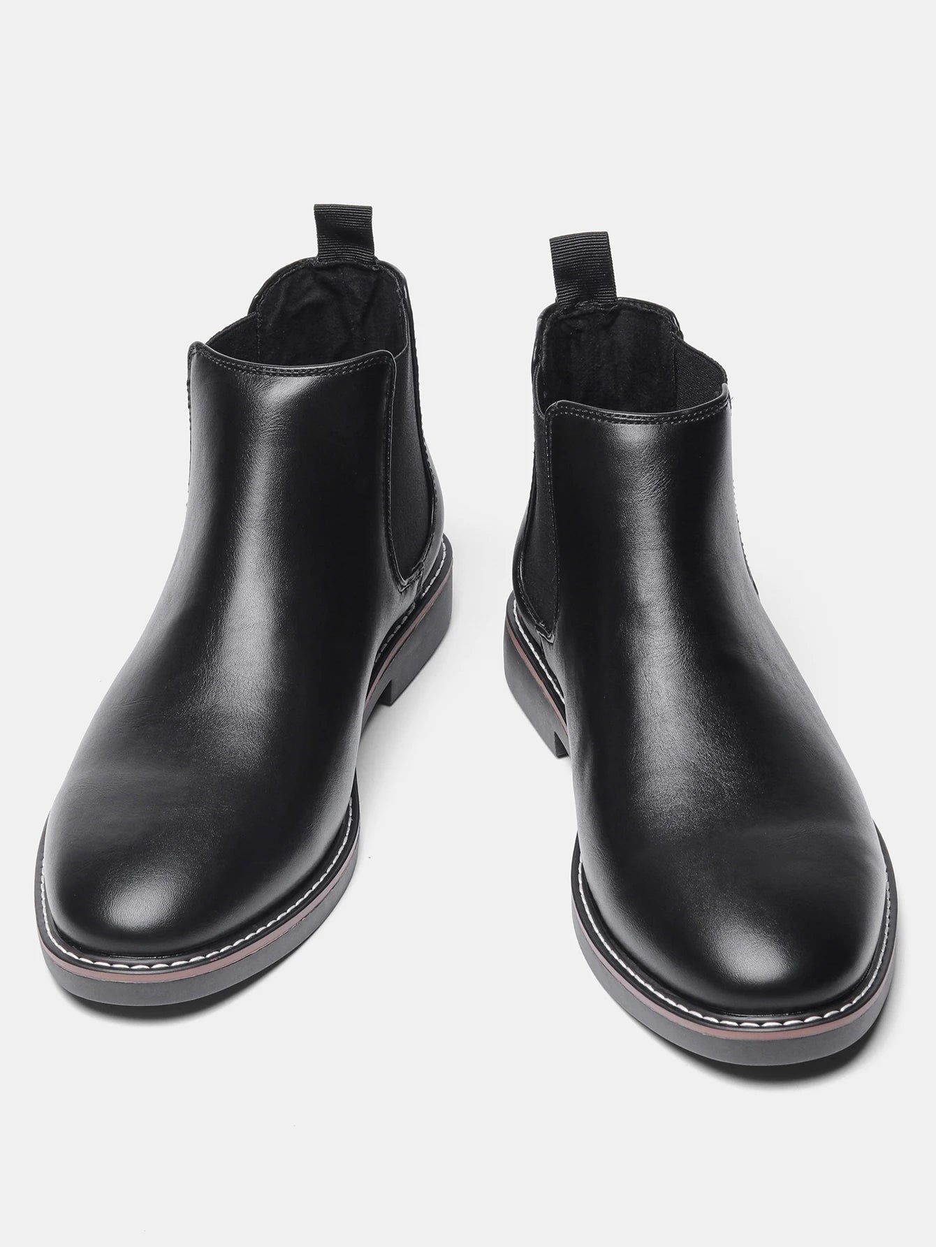 40~46 Chelsea Boots Men 2024 Brand Comfortable Fashion Leather Men Boots