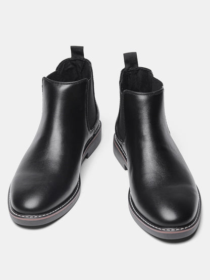 40~46 Chelsea Boots Men 2024 Brand Comfortable Fashion Leather Men Boots