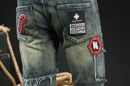 Trousers New Rock Work Wear Straight Jeans for Men Hip Hop Man Cowboy Pants with Pockets Casual Harajuku Classic Aesthetic Denim