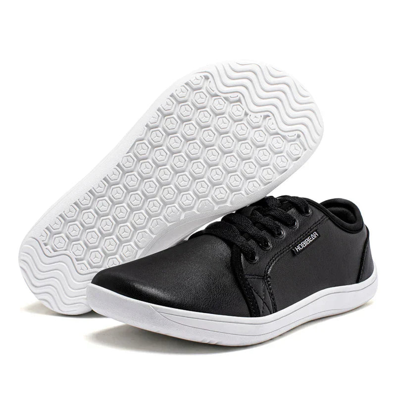 Minimalist Wide Toe Shoes Unisex Barefoot Zero Drop Sneakers Casual Artificial Leather Fashion Shoes