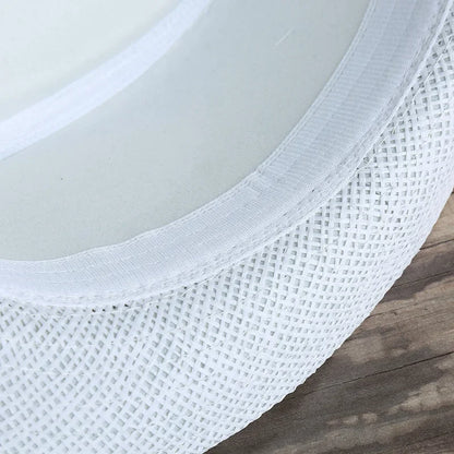 Fashion Straw Hat Men Women Summer Trendy Beach Sun Hats Solid Color Fedoras Ribbon Casual Cowboy Jazz Cap Gangster Cap Male