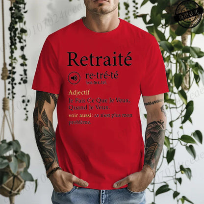 This Is No Longer My Problem Retirement T Shirt Harajuku Casual Fashion Loose Tee Tops Funny French Humnor Retired Papa T-shirt