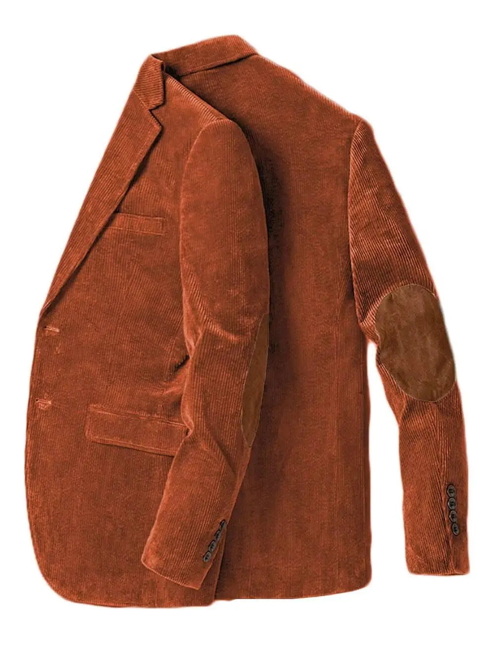 Men's Corduroy Blazer Business Casual Jacket with Elbow Patch Spring Fall Sport Coats Fashion Casual Single Breasted Men Jacket