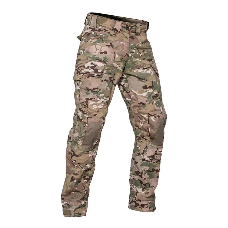 New Men Assault Scratch-resistant Wearproof Outdoor Training Pants Overalls Hiking Pants Camouflage Tactical Trousers