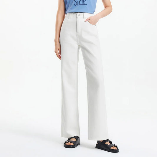 Semir Jeans Women Cool Feeling Wide Leg 2025 New Summer Leg-Lengthening Floor-Length Pants Trendy for Fashionable Style