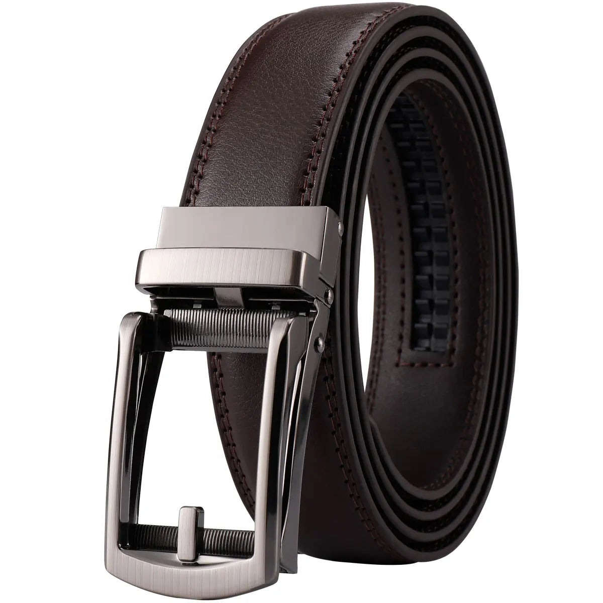 Men's automatic buckle waistband, adjustable without holes, suitable for office and daily casual wear