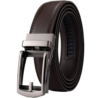 Men's automatic buckle waistband, adjustable without holes, suitable for office and daily casual wear