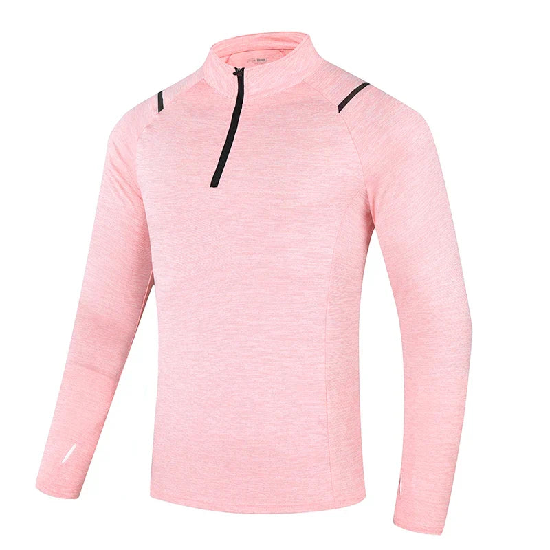 Autumn New Unisex Long Sleeve T-shirt Men Sweatshirt Fitness Shirt Tight Upperwear Anti-sweat Breathable Running Top ﻿