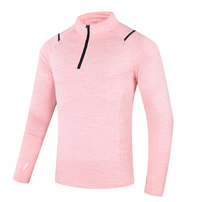 Autumn New Unisex Long Sleeve T-shirt Men Sweatshirt Fitness Shirt Tight Upperwear Anti-sweat Breathable Running Top ﻿