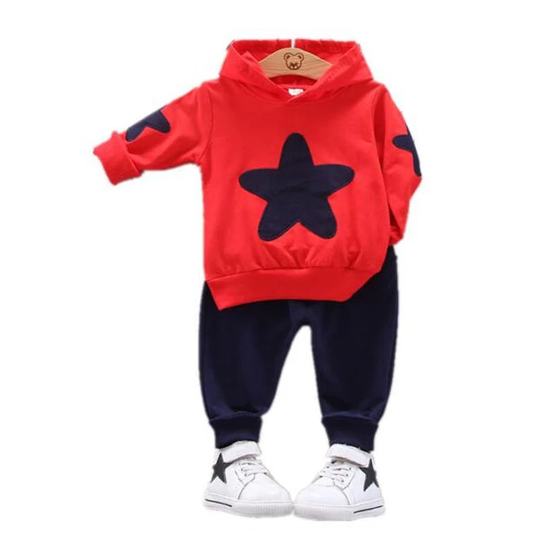 New Spring Autumn Baby Girl Clothes Children Boys Letter Hoodies Pants 2Piece Set Infant Clothing Toddler Costume Kids Tracksuit