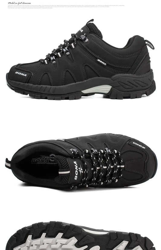 New Arrival Classics Style Men Hiking Shoes Lace Up Men Sport Shoes Outdoor Jogging Trekking Sneakers